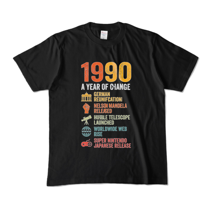 カラーTシャツ - M - ブラック (濃色)