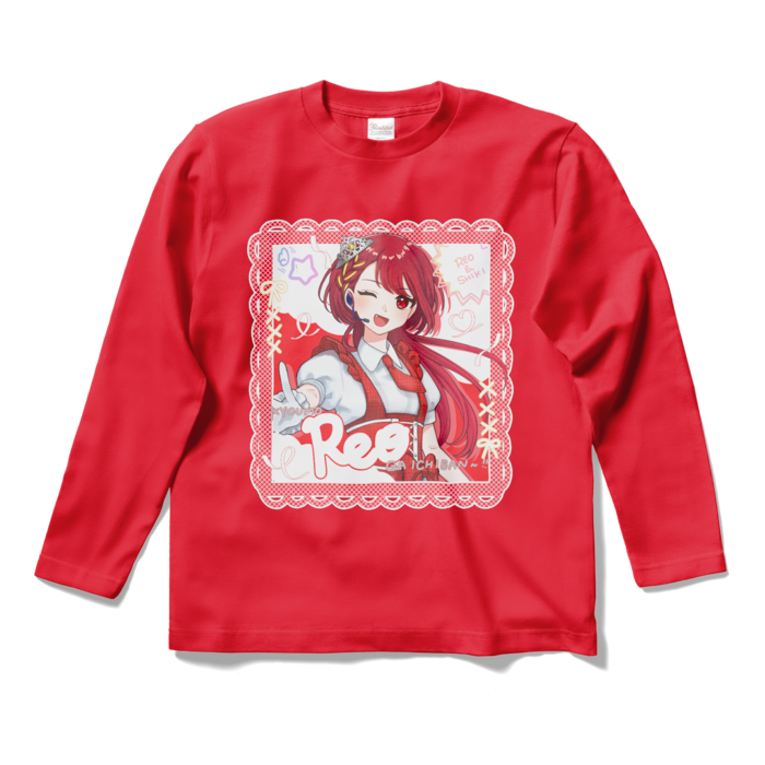 ロングスリーブTシャツ - S - レッド