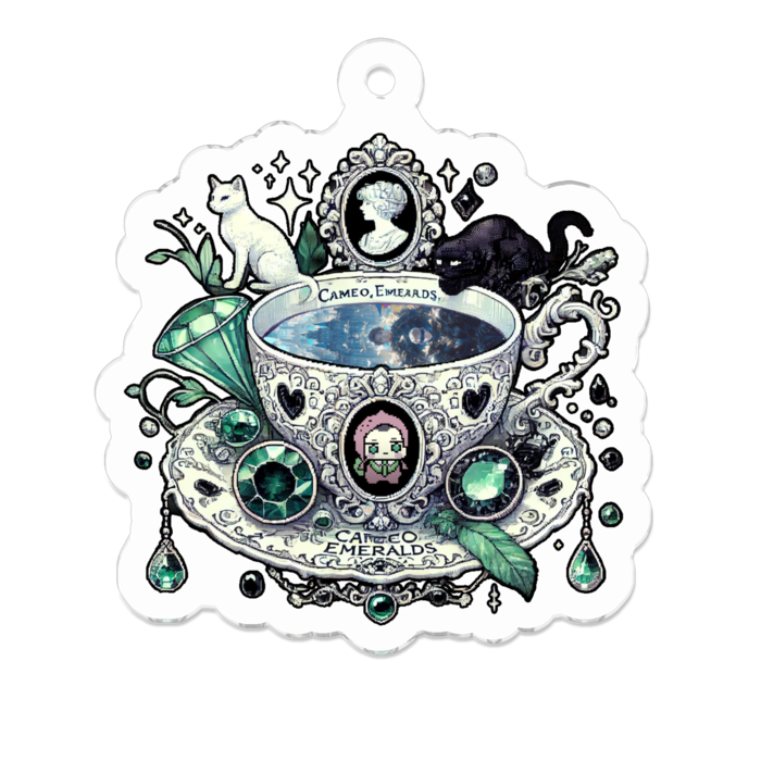 アクリルキーホルダー - 50 x 50 (mm)
