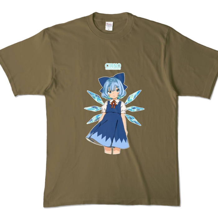 カラーTシャツ - XL - オリーブ (濃色)
