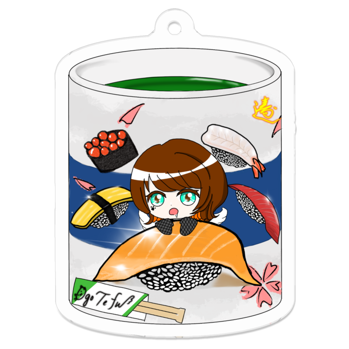 アクリルキーホルダー - 50 x 50 (mm)