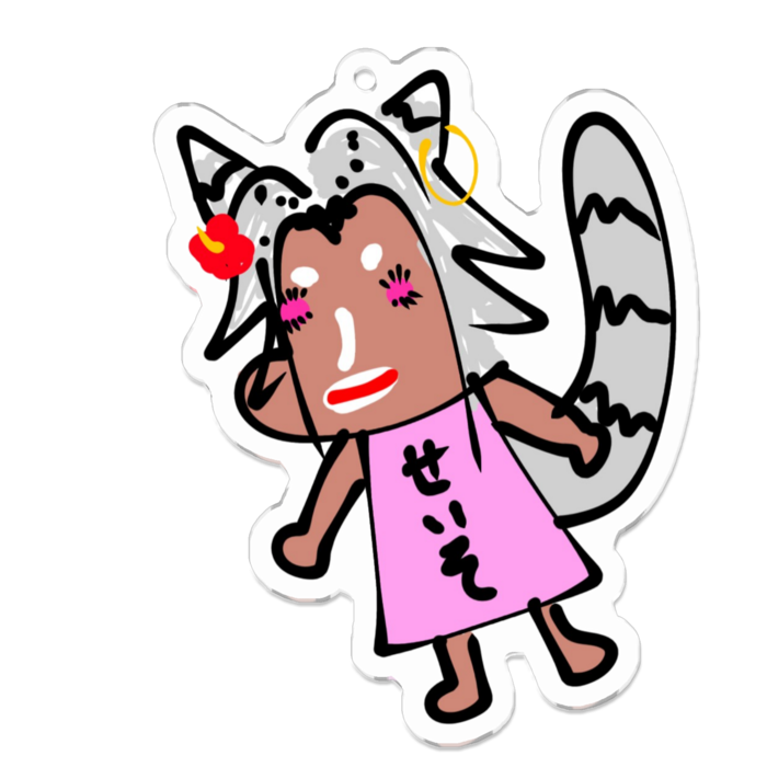 アクリルキーホルダー - 70 x 70 (mm)