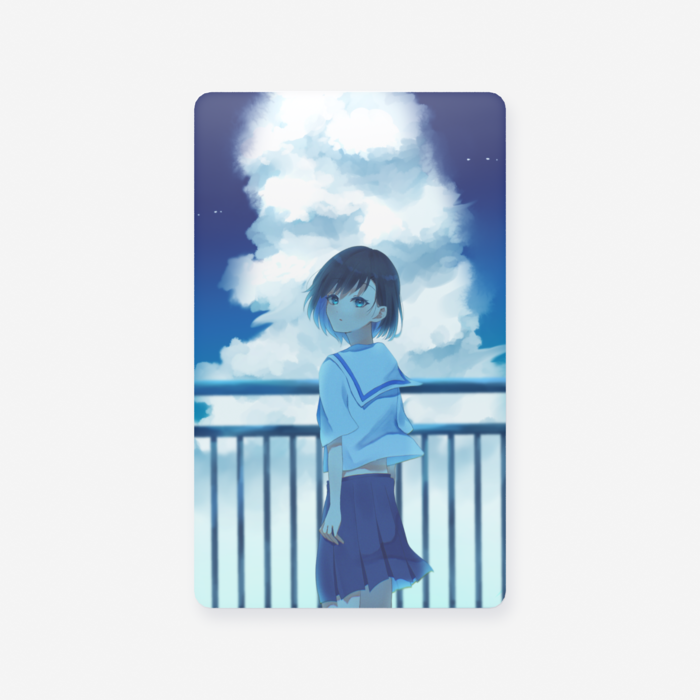 クリアカード - 名刺(55 × 91mm)