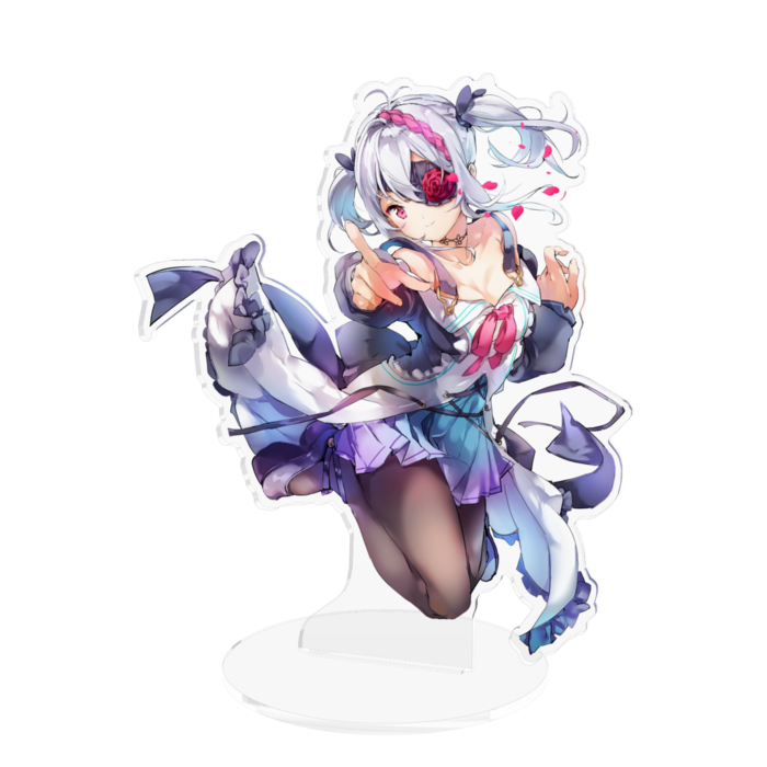 眼帯ありアクリルフィギュア - 160x160mm