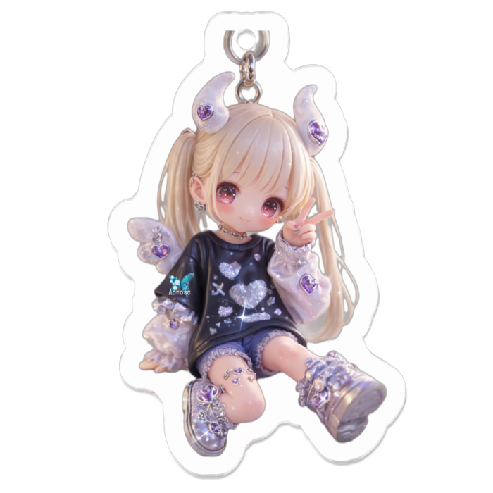 アクリルキーホルダー - 50 x 50 (mm)