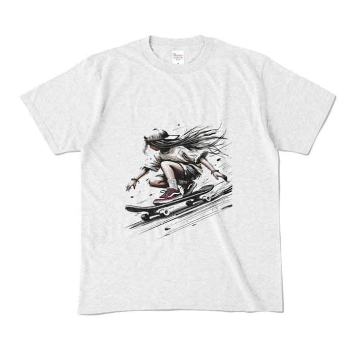 カラーTシャツ - M - アッシュ (淡色)