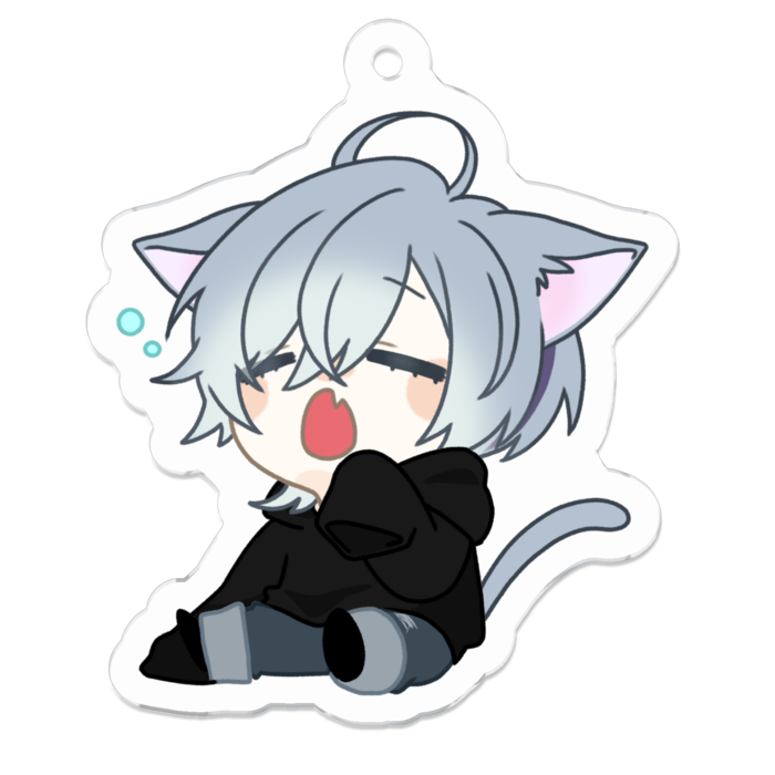 アクリルキーホルダー（コーティング） - 50 x 50 (mm)