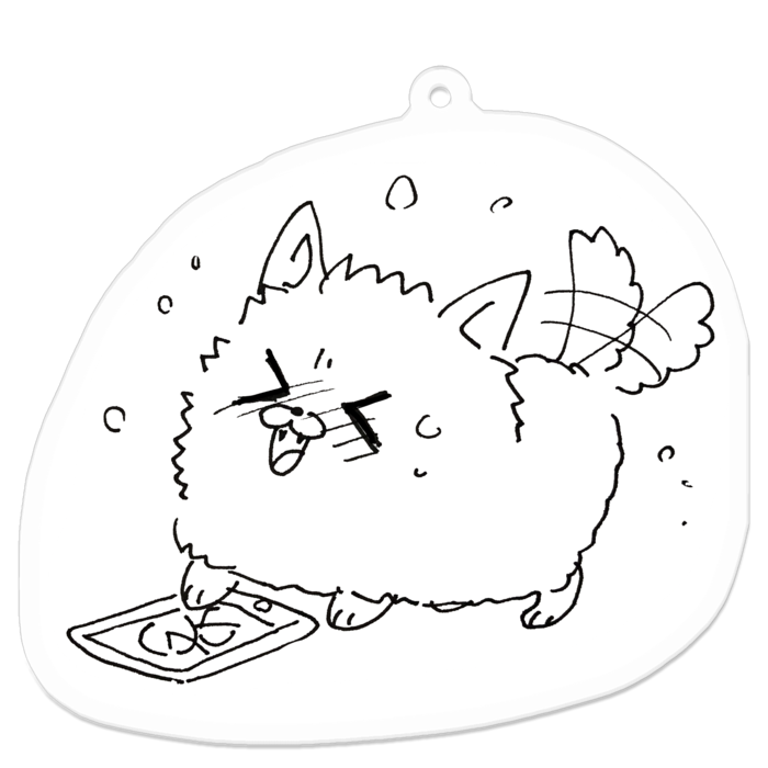 アクリルキーホルダー - 70 x 70 (mm)