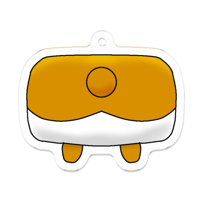 アクリルキーホルダー（コーティング） - 50 x 50 (mm)