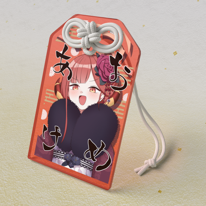 アクリルお守り - 50 × 80mm