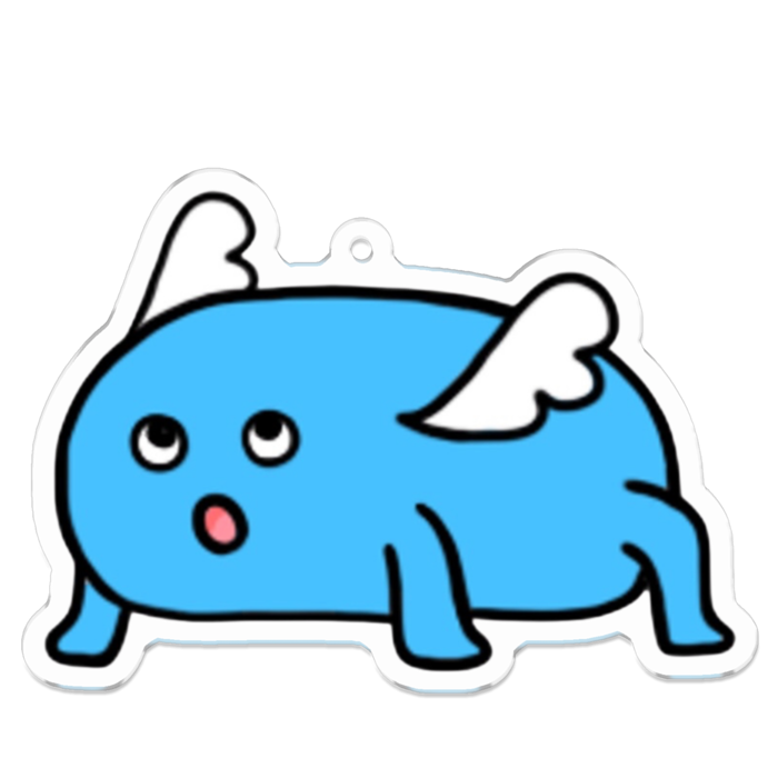 アクリルキーホルダー - 70 x 70 (mm)
