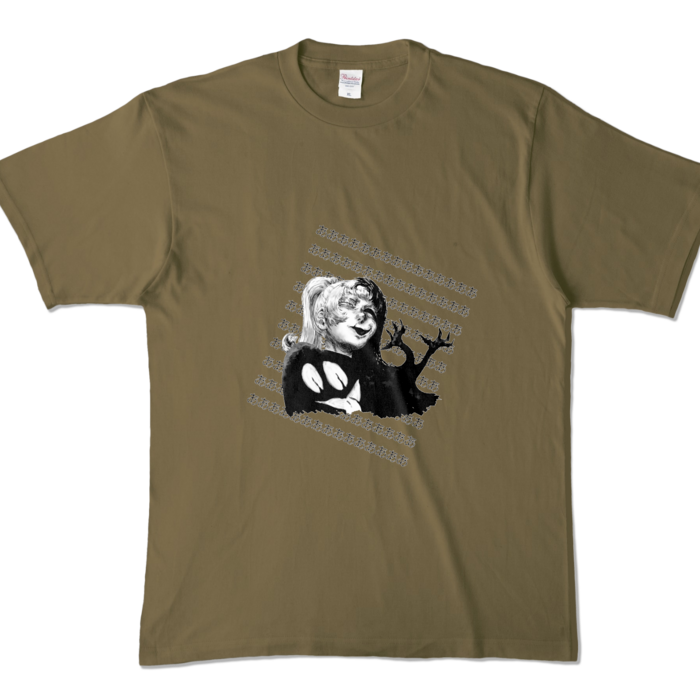 カラーTシャツ - XL - オリーブ （濃色）