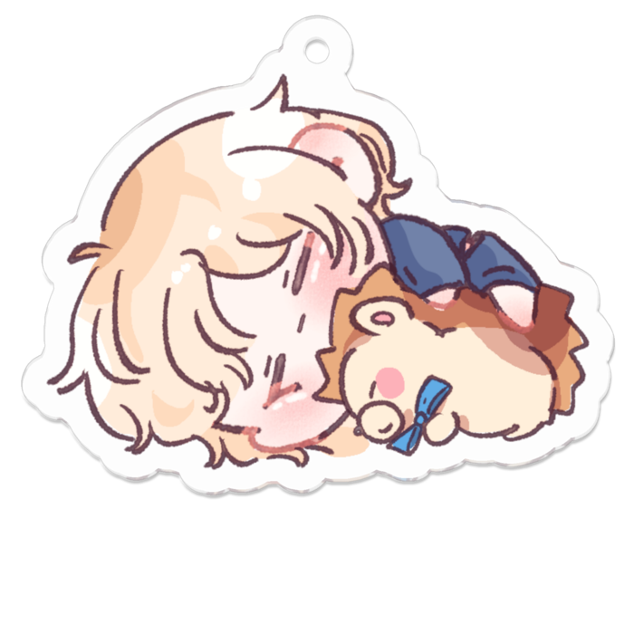 アクリルキーホルダー（コーティング） - 50 x 50 (mm)