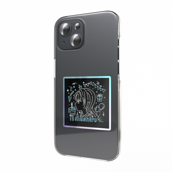 オーロラスマホステッカー - W55 × H91mm 以内