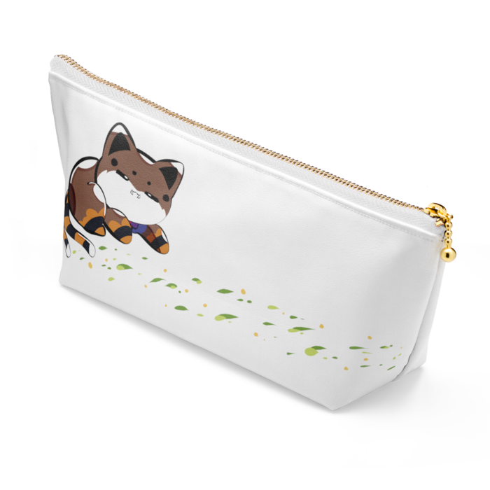 ポーチ - 長さ21.5cm / 高さ10cm - ホワイト