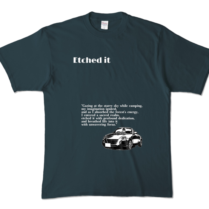 カラーTシャツ - XL - デニム (濃色)