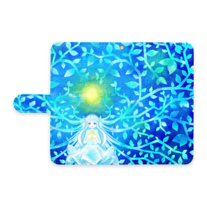手帳型Androidケース - L - ストラップ穴 あり