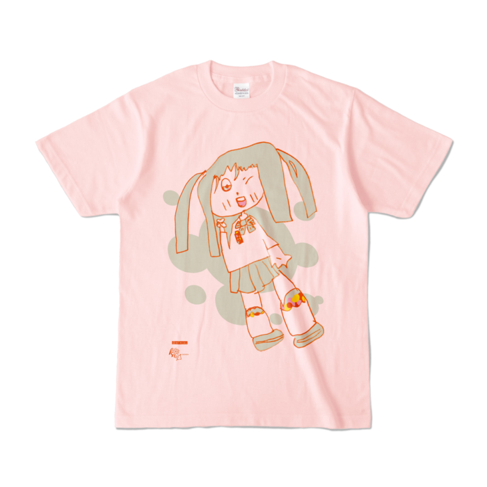 カラーTシャツ - S - ライトピンク (淡色)