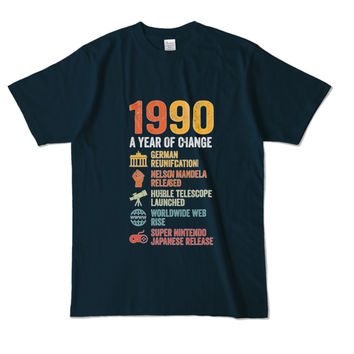 カラーTシャツ - L - ネイビー (濃色)