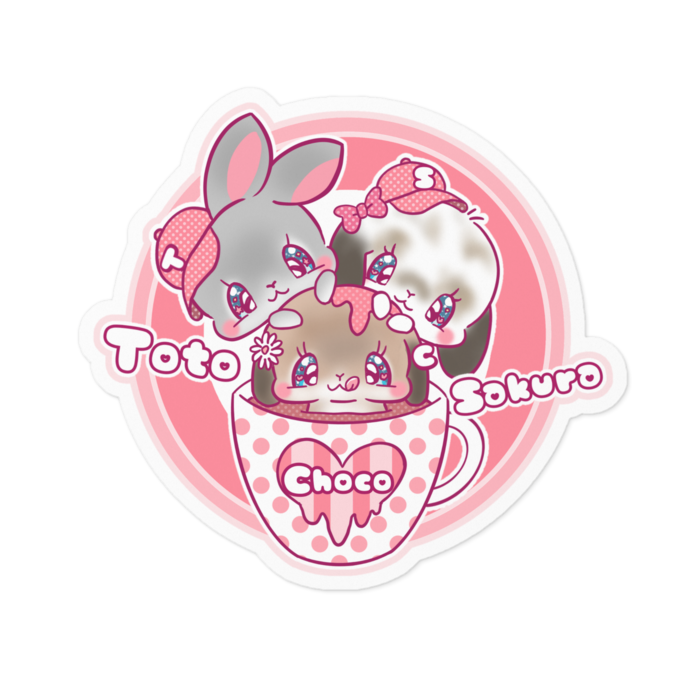 ステッカー - 100 x 100 (mm)