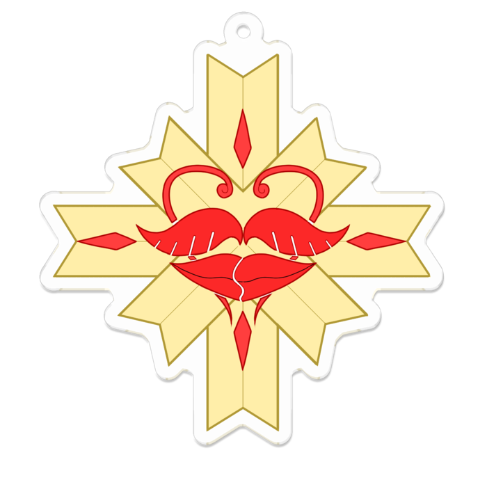 アクリルキーホルダー - 70 x 70 (mm)