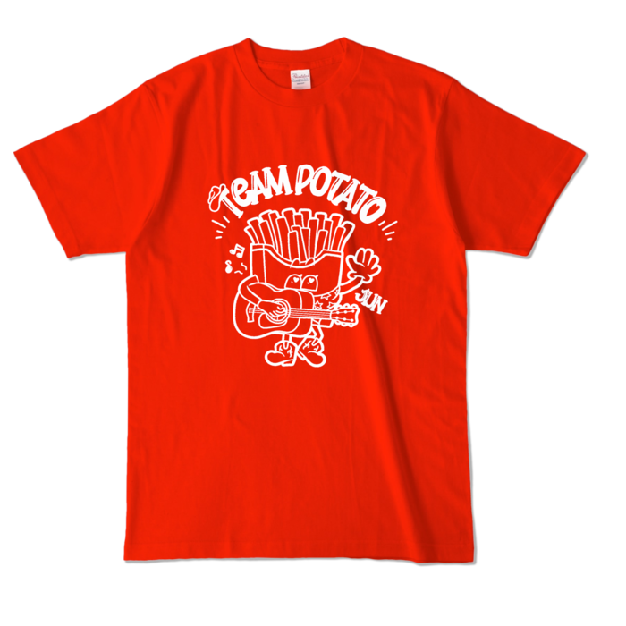 カラーTシャツ - L - レッド (濃色)