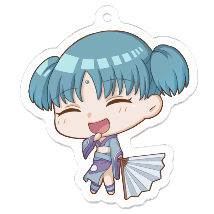 アクリルキーホルダー（コーティング） - 50 x 50 (mm)