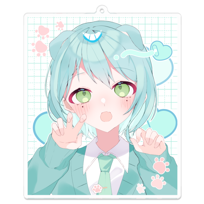 アクリルキーホルダー - 100 x 100 (mm)