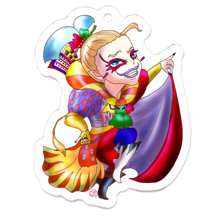 アクリルキーホルダー - 50 x 50 (mm)