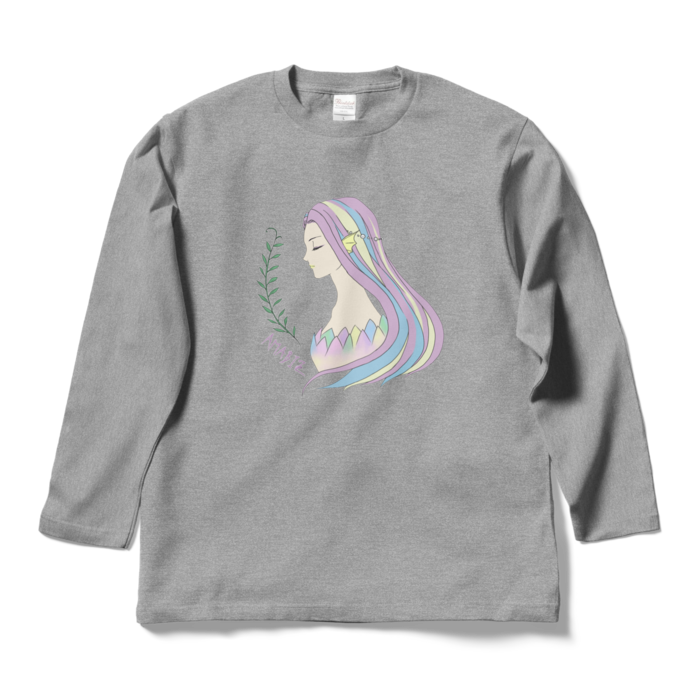 ロングスリーブTシャツ - L - 杢グレー