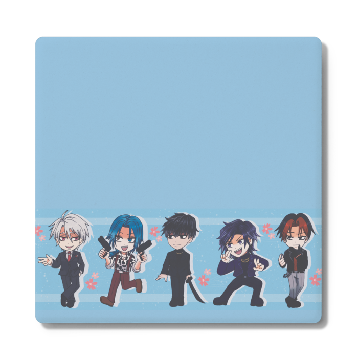 コースター 【７】お花見[青]ver