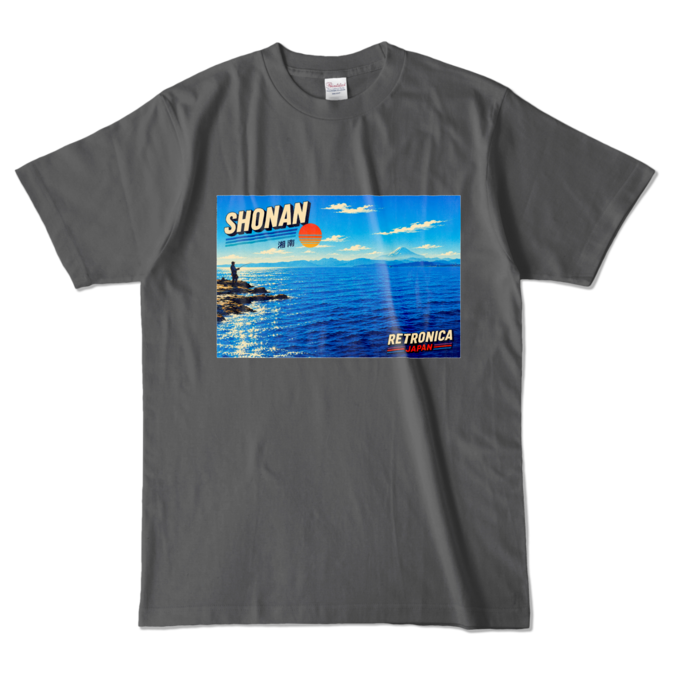 カラーTシャツ - L - チャコール (濃色)