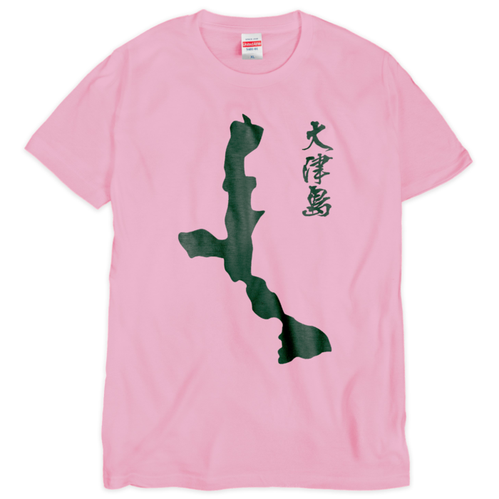 Tシャツ（シルクスクリーン印刷） - XL - 柄深緑