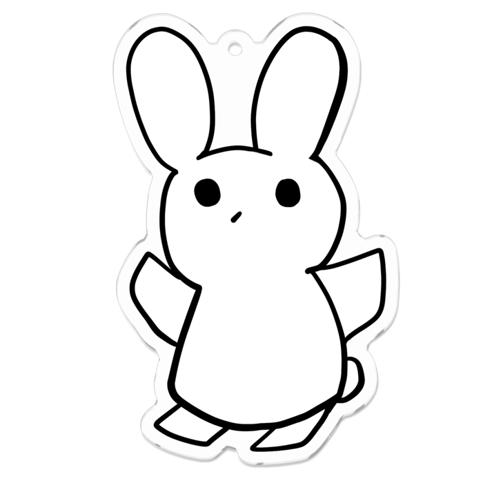 アクリルキーホルダー - 70 x 70 (mm)