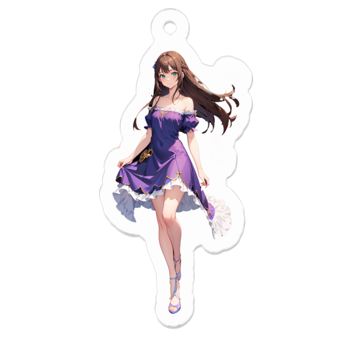 アクリルキーホルダー - 50 x 50 (mm)