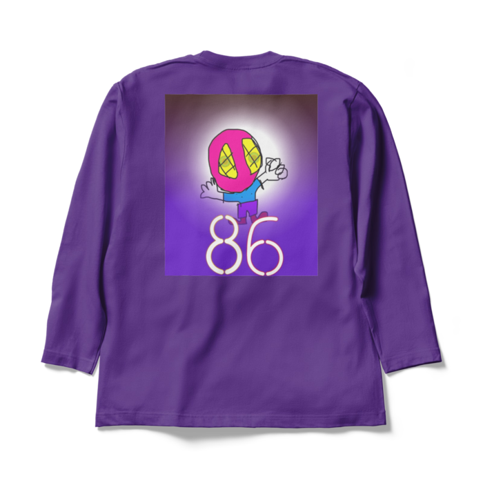 ロングスリーブTシャツ - XL - パープル