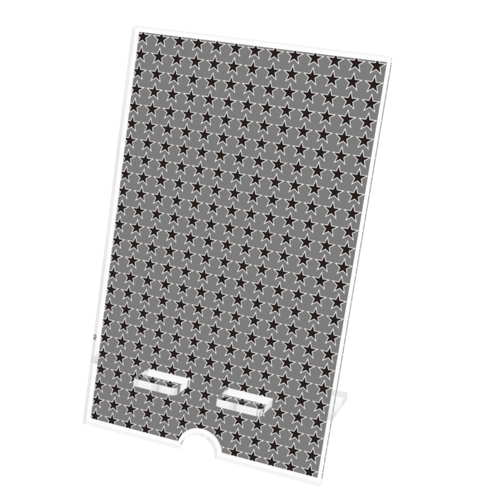 アクリルスマホスタンド - W100 × H160mm 以内 (ケーブル穴あり)