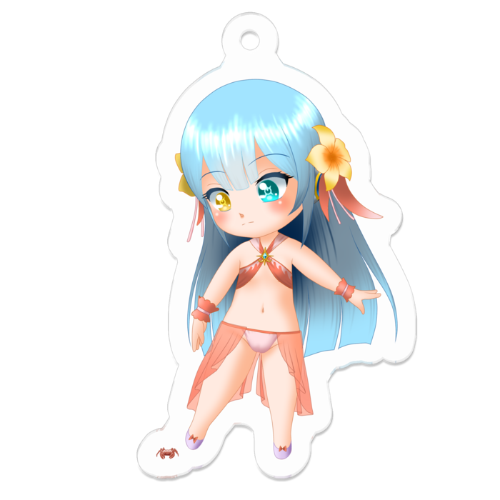 アクリルキーホルダー - 50 x 50 (mm)