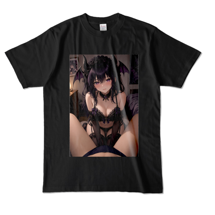 カラーTシャツ - L - ブラック （濃色）