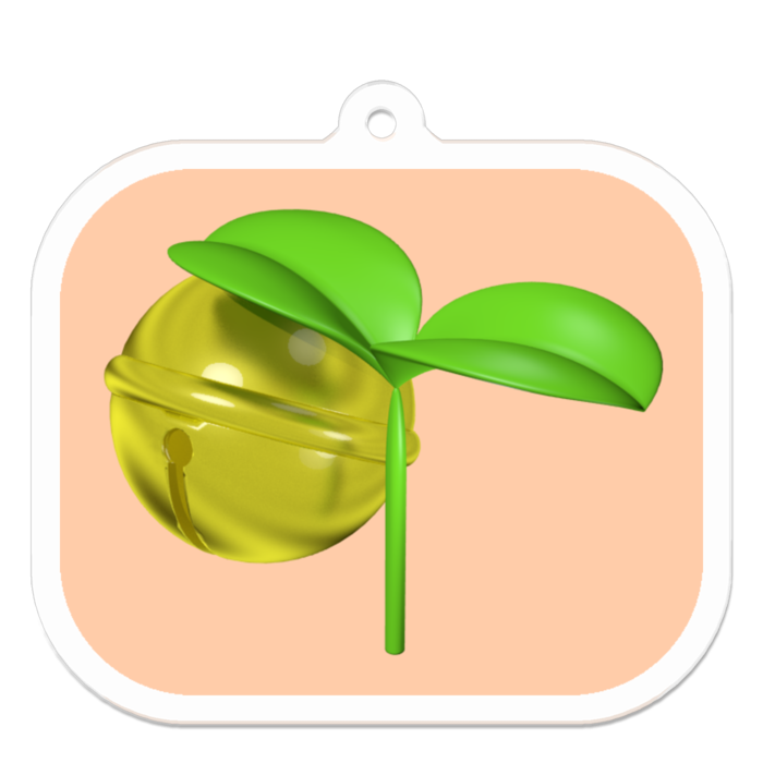 アクリルキーホルダー - 50 x 50 (mm)