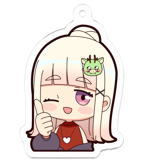 アクリルキーホルダー - 50 x 50 (mm)