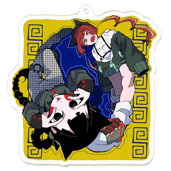 アクリルキーホルダー - 70 x 70 (mm)