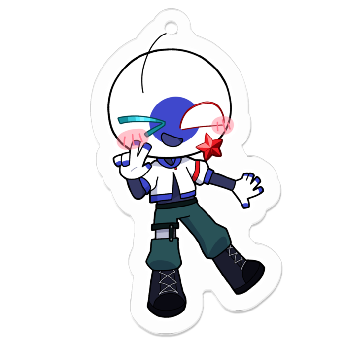 アクリルキーホルダー - 50 x 50 (mm)