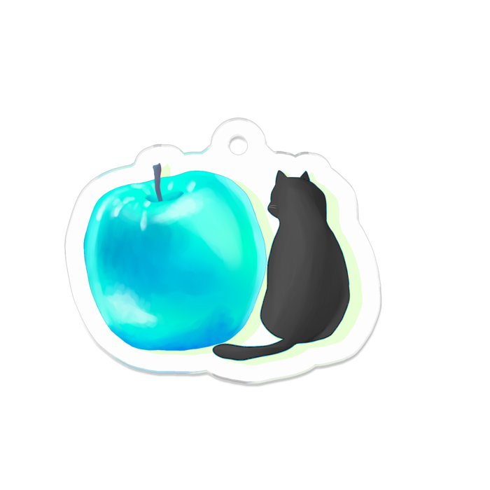 アクリルキーホルダー（コーティング） - 50 x 50 (mm)