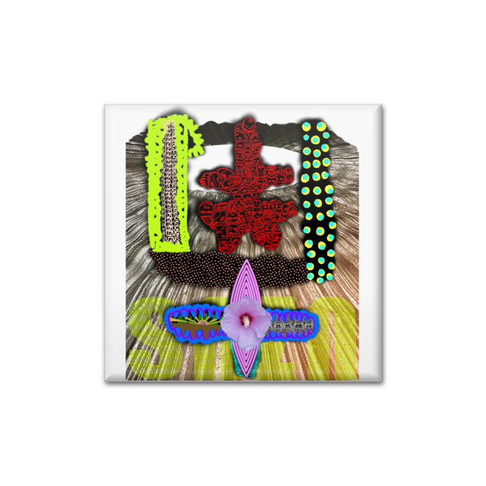 缶バッジ - 四角形40mm