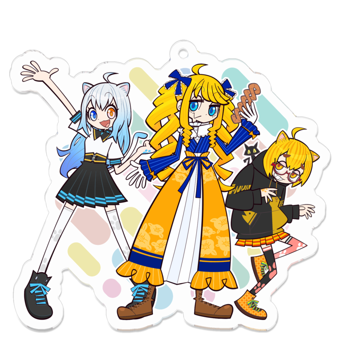 アクリルキーホルダー - 70 x 70 (mm)