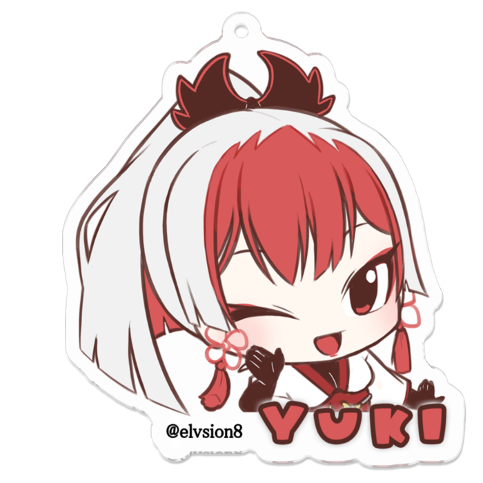 アクリルキーホルダー - 70 x 70 (mm)