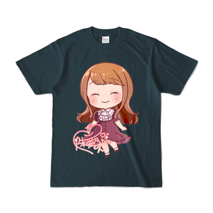 カラーTシャツ - S - デニム (濃色)