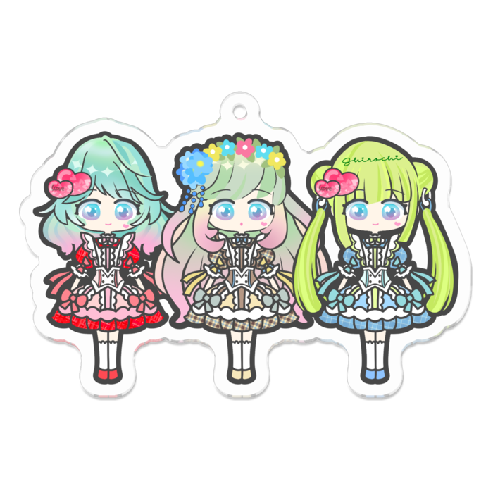 アクリルキーホルダー - 70 x 70 (mm)