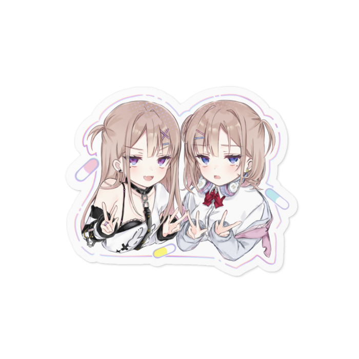 ステッカー - 100 x 100 (mm)